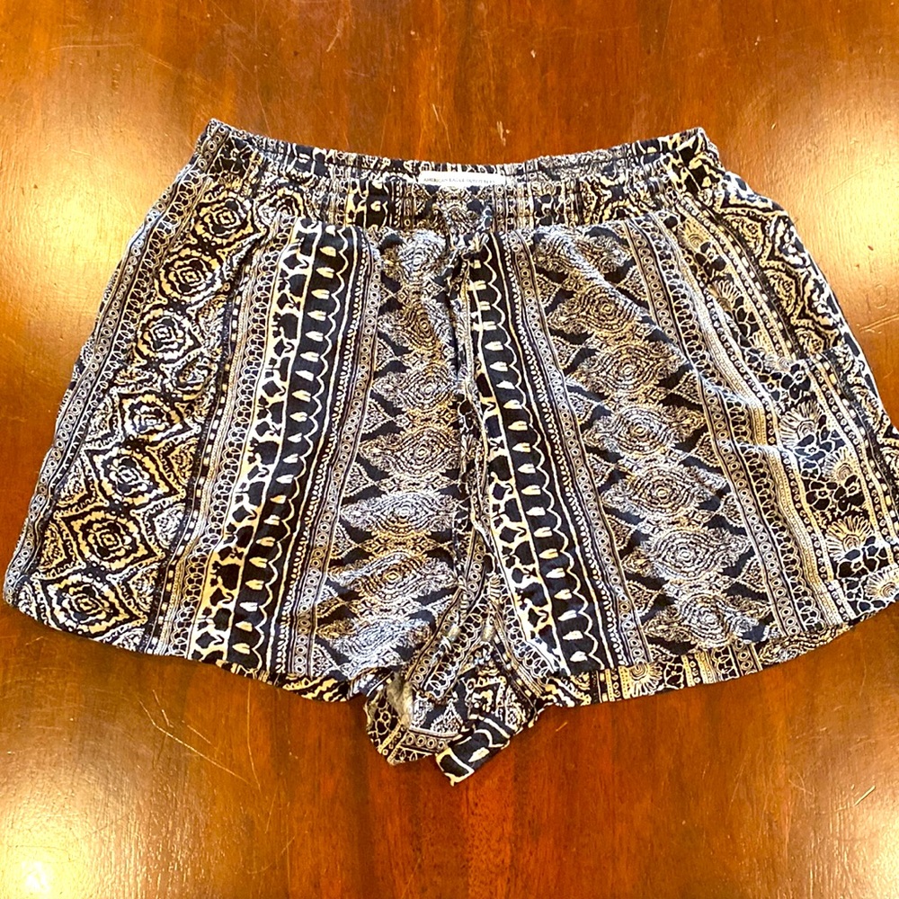 Juniors silky dress shorts